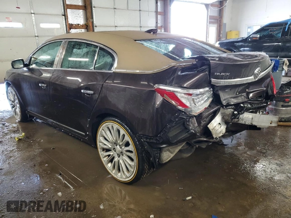 2015 Buick LaCrosse Premium II with VIN 1G4GF5G38FF166214, listed as a Copart auction lot 45021765 with 304,439 mi miles and Salvage Title. Bid and sale history available at DreamBid. Image 2.
