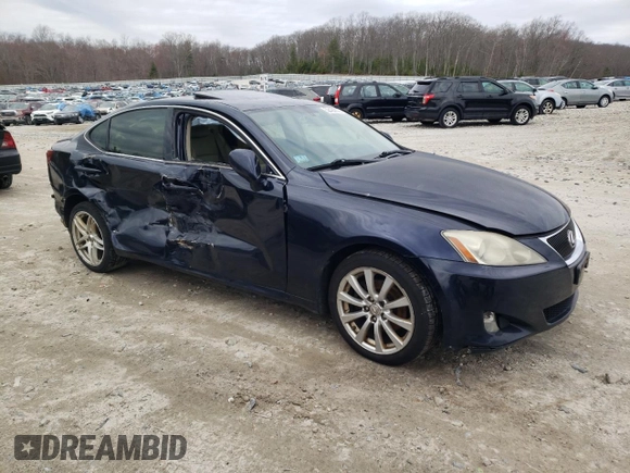 2008 Lexus IS 250 with VIN JTHCK262882023553, listed as a Copart auction lot 52420555 with 207,049 mi miles and Clean Title. Bid and sale history available at carsss.com. Image 4.