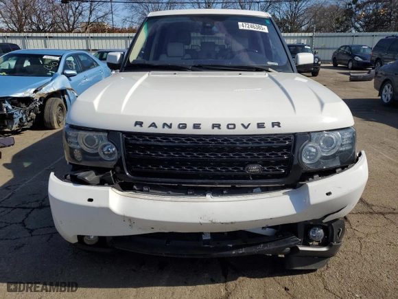 2012 Land Rover Range Rover SC with VIN SALMF1E43CA374353, listed as a Copart auction lot 47246385 with 102,413 mi miles and Salvage Title. Bid and sale history available at carsss.com. Image 5.