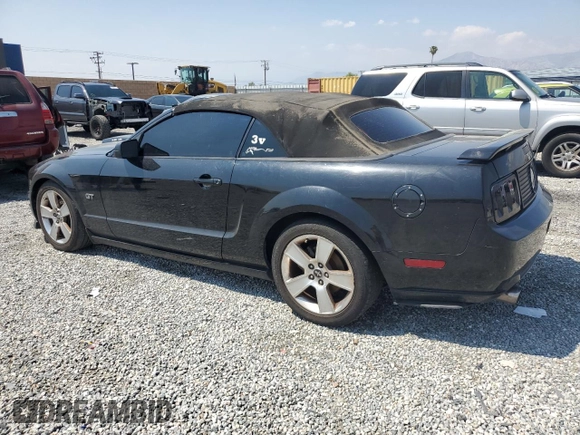 2007 Ford Mustang GT Deluxe with VIN 1ZVFT85H675224348, listed as a Copart auction lot 54993315 with 162,400 mi miles and Clean Title. Bid and sale history available at carsss.com. Image 2.