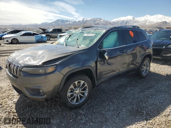 2021 Jeep Cherokee Latitude Lux with VIN 1C4PJMMX4MD121798, listed as a Copart auction lot 49553125 with 78,585 mi miles and Salvage title. Bid and sale history available at DreamBid. Image 1.
