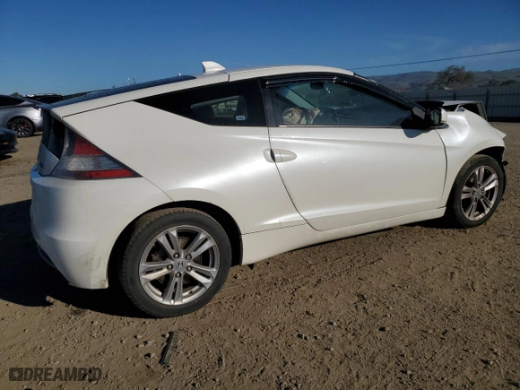 2011 Honda CR-Z EX with VIN JHMZF1C69BS004758, listed as a Copart auction lot 46300585 with 139,487 mi miles and Salvage Title. Bid and sale history available at carsss.com. Image 3.