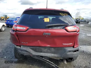 2015 Jeep Cherokee Trailhawk with VIN 1C4PJMBS9FW544133, listed as a Copart auction lot 51000485 with 96,146 mi miles and Salvage Title. Bid and sale history available at carsss.com. Image 6.