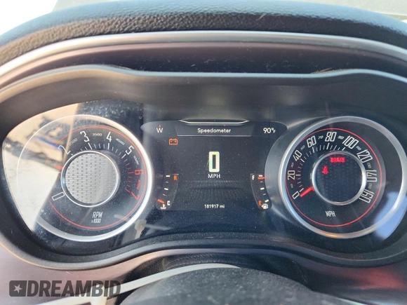 2015 Dodge Challenger R/T with VIN 2C3CDZAT5FH708770, listed as a Copart auction lot 61968725 with 181,917 mi miles and Salvage title. Bid and sale history available at DreamBid. Image 9.