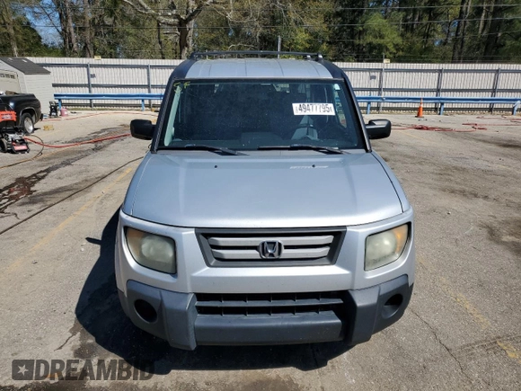 2008 Honda Element EX with VIN 5J6YH18768L010913, listed as a Copart auction lot 49477795 with 254,354 mi miles and Salvage Title. Bid and sale history available at DreamBid. Image 5.