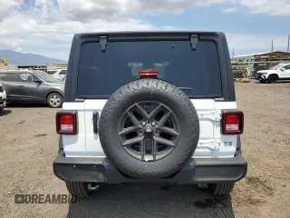 2025 Jeep Wrangler Sport S with VIN 1C4PJXDN0SW500962, listed as a Copart auction lot 51176895 with 4,624 mi miles and Clean title. Bid and sale history available at DreamBid. Image 6.