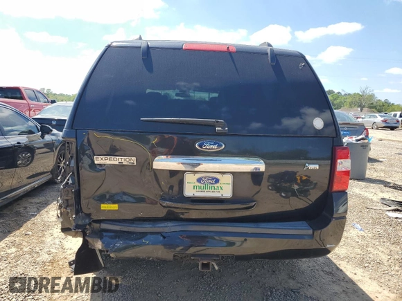 2012 Ford Expedition Max Limited with VIN 1FMJK1K55CEF28651, listed as a Copart auction lot 52592905 with Not provided miles and Salvage title. Bid and sale history available at DreamBid. Image 6.