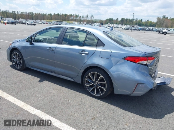 2021 Toyota Corolla SE with VIN JTDS4MCE0MJ077656, listed as a IAAI auction lot 42162598 with 32,714 mi miles and . Bid and sale history available at carsss.com. Image 3.