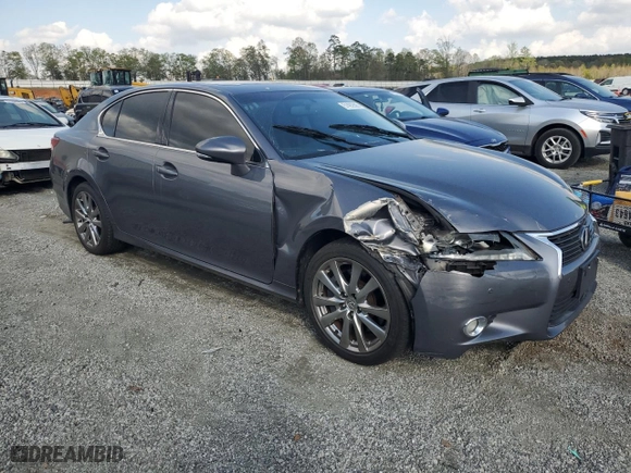 2013 Lexus GS 350 with VIN JTHCE1BL4D5000943, listed as a Copart auction lot 51492505 with 73,670 mi miles and Salvage Title. Bid and sale history available at carsss.com. Image 4.