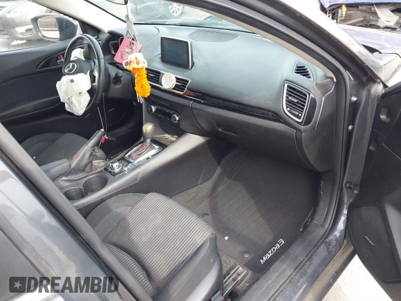 2015 Mazda 3 i Touring with VIN JM1BM1L79F1218498, listed as a IAAI auction lot 41876820 with 87,602 mi miles and . Bid and sale history available at carsss.com. Image 5.