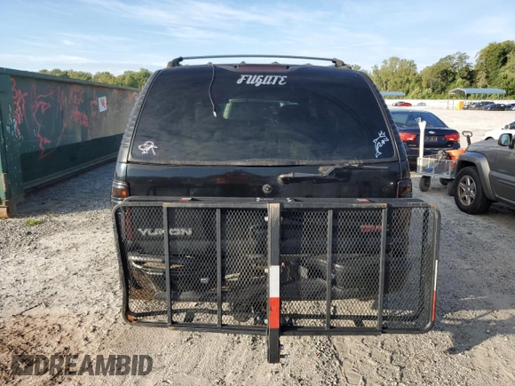 2002 GMC Yukon SLT with VIN 1GKEK13Z32R223491, listed as a Copart auction lot 69655684 with 210,705 mi miles and Salvage Title. Bid and sale history available at carsss.com. Image 6.