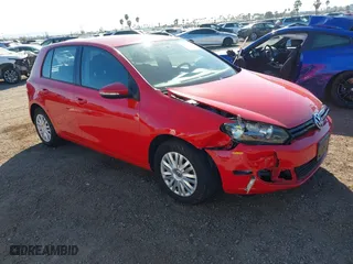 2010 Volkswagen Golf with VIN WVWDB7AJ7AW406433, listed as a IAAI auction lot 41651939 with 111,286 mi miles. Bid and sale history available at carsss.com. Image 1.