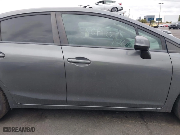 2013 Honda Civic Sdn LX with VIN 19XFB2F55DE286959, listed as a IAAI auction lot 42051407 with 233,383 mi miles. Bid and sale history available at carsss.com. Image 13.