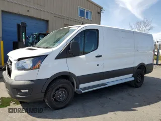 2024 Ford Transit Cargo with VIN 1FTBR1Y81RKA87665, listed as a Copart auction lot 49506245 with 2,371 mi miles and Clean Title. Bid and sale history available at DreamBid. Image 1.