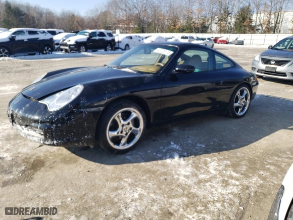 2002 Porsche 911 Carrera with VIN WP0AA29902S621258, listed as a Copart auction lot 42205115 with 145,446 mi miles and Clean Title. Bid and sale history available at carsss.com. Image 1.