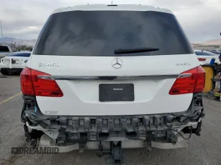 2016 Mercedes-Benz GL with VIN 4JGDF6EEXGA692579, listed as a Copart auction lot 41822035 with 122,455 mi miles and Salvage Title. Bid and sale history available at carsss.com. Image 6.