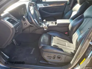 2018 Genesis G80 Sport with VIN KMHGN4JB5JU219162, listed as a Copart auction lot 46816185 with 58,056 mi miles and Salvage Title. Bid and sale history available at DreamBid. Image 7.