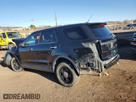 2014 Ford Utility Police Interceptor with VIN 1FM5K8AR9EGC60497, listed as a Copart auction lot 85083474 with 0 mi miles and Clean Title. Bid and sale history available at carsss.com. Image 2.