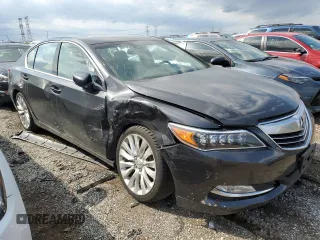 2015 Acura RLX Technology with VIN JH4KC1F52FC000239, listed as a Copart auction lot 53490885 with 34,540 mi miles and Salvage title. Bid and sale history available at DreamBid. Image 4.
