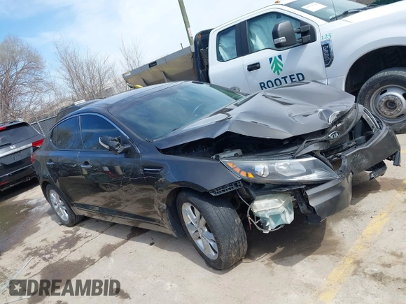 2013 Kia Optima EX with VIN 5XXGN4A77DG234921, listed as a IAAI auction lot 41823669 with 168,460 mi miles. Bid and sale history available at carsss.com. Image 1.