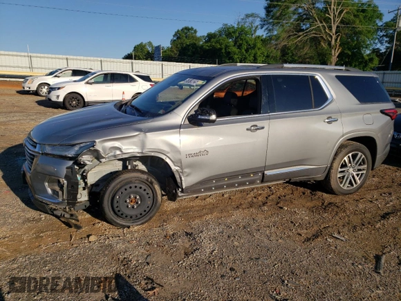 2023 Chevrolet Traverse High Country with VIN 1GNEVNKW2PJ102529, listed as a Copart auction lot 57619025 with 13,279 mi miles and Clean title. Bid and sale history available at DreamBid. Image 1.