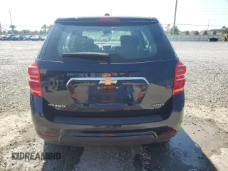 2017 Chevrolet Equinox LS with VIN 2GNALBEK5H1530800, listed as a Copart auction lot 52410655 with 107,724 mi miles and Salvage Title. Bid and sale history available at carsss.com. Image 6.