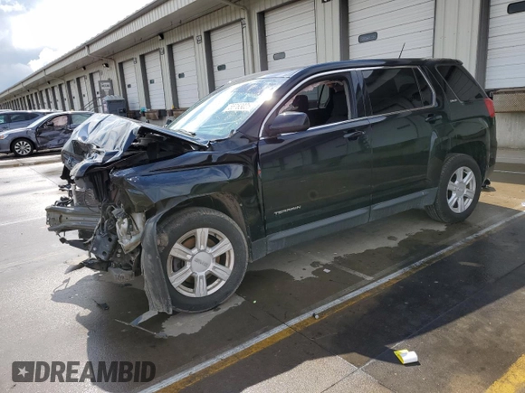 2014 GMC Terrain SLE z VIN 2GKALMEK7E6281813, wystawiony jako Copart lot #55763025 z przebiegiem 115 778 mil mil oraz Szkody całkowita. Historia ofert i sprzedaży dostępna na DreamBid. Obrazek 1.