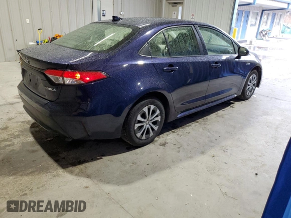 2021 Toyota Corolla Hybrid LE with VIN JTDEAMDE0MJ009233, listed as a Copart auction lot 78416684 with 212,244 mi miles and Clean Title. Bid and sale history available at carsss.com. Image 3.