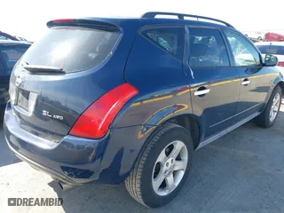 2003 Nissan Murano SL with VIN JN8AZ08W63W208957, listed as a IAAI auction lot 42110265 with 237,531 mi miles. Bid and sale history available at carsss.com. Image 4.