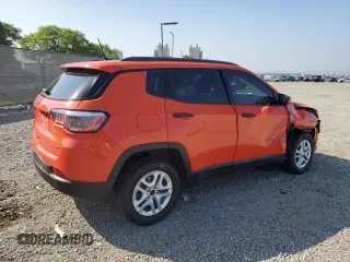 2017 Jeep Compass Sport с VIN 3C4NJCAB9HT690673, выставлен на аукционе Copart как лот 57122075 с пробегом 94 107 миль миль и Списание • Salvage title. История ставок и продаж доступна на DreamBid. Изображение 3.