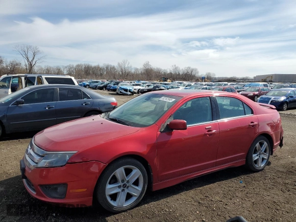2012 Ford Fusion SPORT with VIN 3FAHP0KC9CR348685, listed as a Copart auction lot 50292995 with 161,052 mi miles and Salvage Title. Bid and sale history available at carsss.com. Image 1.