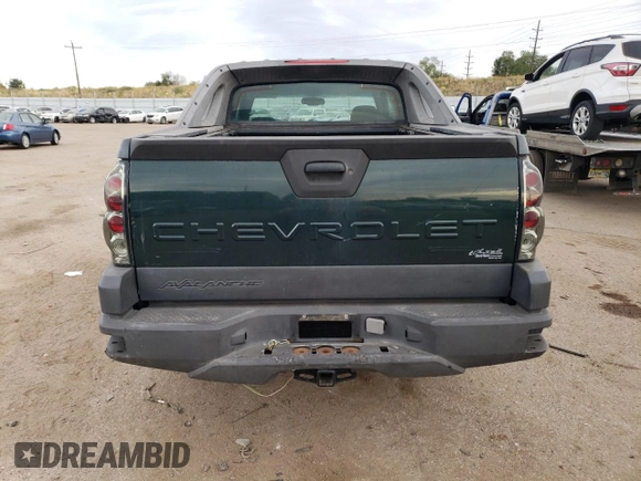 2003 Chevrolet Avalanche with VIN 3GNEC13T53G138732, listed as a Copart auction lot 76456204 with 223,463 mi miles and Salvage Title. Bid and sale history available at carsss.com. Image 6.