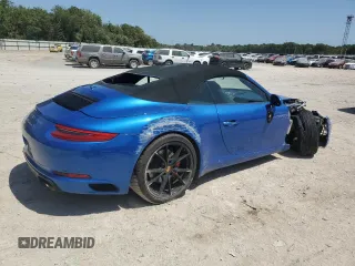 2018 Porsche 911 Carrera S with VIN WP0CB2A99JS148010, listed as a Copart auction lot 65544414 with 36,400 mi miles and Salvage Title. Bid and sale history available at carsss.com. Image 3.