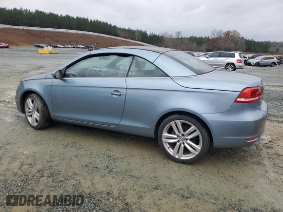 2012 Volkswagen Eos Lux with VIN WVWFW7AH2CV003933, listed as a Copart auction lot 83030474 with Not Provided miles and Salvage Title. Bid and sale history available at DreamBid. Image 2.