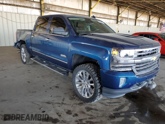 2016 Chevrolet Silverado 1500 High Country with VIN 3GCUKTEC0GG138322, listed as a Copart auction lot 52110575 with 100,251 mi miles and Salvage Title. Bid and sale history available at DreamBid. Image 4.