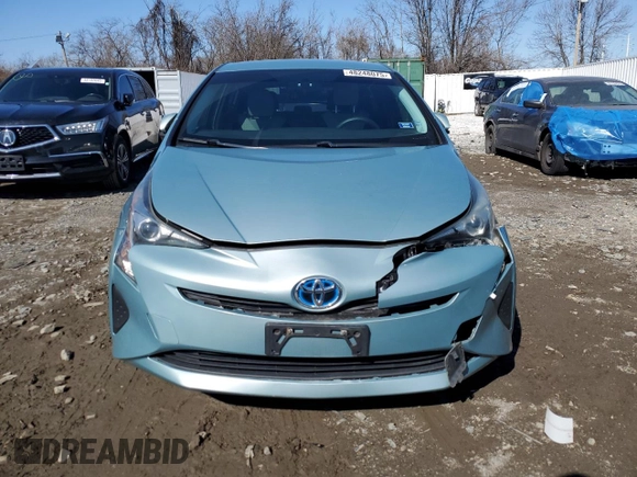 2016 Toyota Prius Two with VIN JTDKBRFU5G3508474, listed as a Copart auction lot 48248075 with 179,433 mi miles and Salvage Title. Bid and sale history available at DreamBid. Image 5.