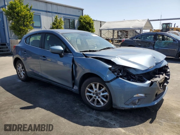 2015 Mazda 3 i Touring with VIN 3MZBM1L70FM179736, listed as a Copart auction lot 61603725 with 113,367 mi miles and Salvage title. Bid and sale history available at DreamBid. Image 4.
