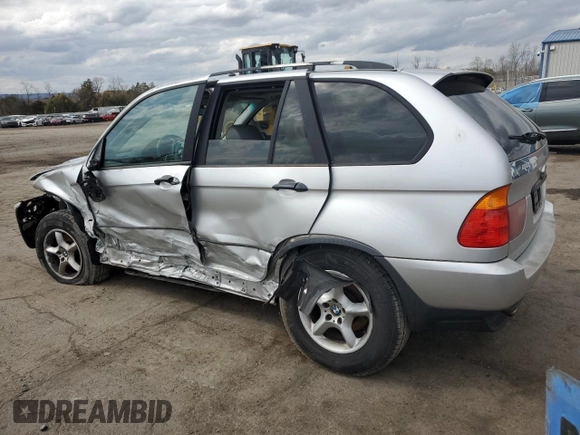 2001 BMW X5 3.0i with VIN WBAFA53561LM75340, listed as a Copart auction lot 51301545 with 0 mi miles and Salvage Title. Bid and sale history available at carsss.com. Image 2.