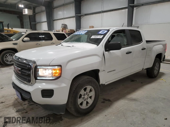 2015 GMC Canyon 2WD with VIN 1GTG5AE35F1172598, listed as a Copart auction lot 41620115 with 135,864 mi miles and Salvage Title. Bid and sale history available at DreamBid. Image 1.