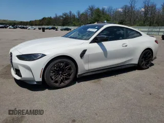 2022 BMW M4 Competition xDrive с VIN WBS43AZ01NCH67357, выставлен на аукционе Copart как лот 60275815 с пробегом 13 559 миль миль и Списание • Salvage title. История ставок и продаж доступна на DreamBid. Изображение 1.