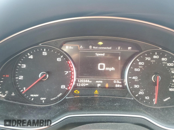 2017 Audi Q7 Premium Plus with VIN WA1LAAF79HD043173, listed as a Copart auction lot 53082535 with 120,344 mi miles and Clean Title. Bid and sale history available at DreamBid. Image 9.