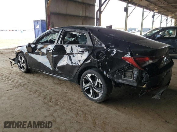 2023 Hyundai Elantra SEL with VIN KMHLS4AG9PU426617, listed as a Copart auction lot 58008115 with Not provided miles and Salvage title. Bid and sale history available at DreamBid. Image 2.