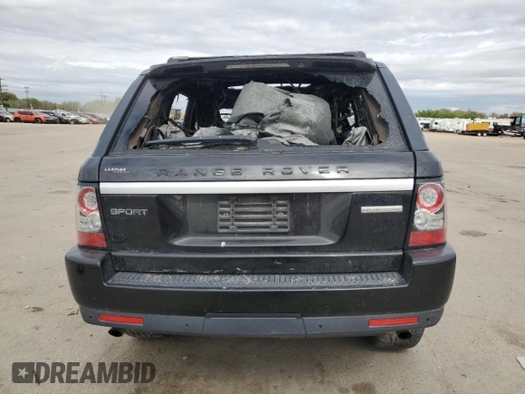 2013 Land Rover Range Rover Sport HSE Lux with VIN SALSK2D43DA783500, listed as a Copart auction lot 54438815 with Not Provided miles and Salvage Title. Bid and sale history available at DreamBid. Image 6.