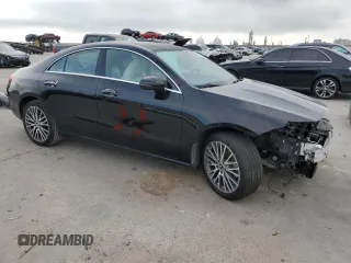 2020 Mercedes-Benz CLA with VIN W1K5J4GB7LN095865, listed as a Copart auction lot 48566433 with 15,124 mi miles. Bid and sale history available at carsss.com. Image 4.