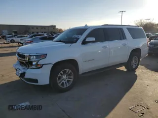 2016 Chevrolet Suburban LS with VIN 1GNSKGKC4GR100618, listed as a Copart auction lot 84321854 with 161,551 mi miles and Salvage Title. Bid and sale history available at carsss.com. Image 1.