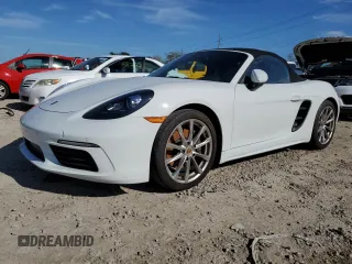 2018 Porsche 718 Boxster with VIN WP0CA2A81JS211031, listed as a Copart auction lot 77538004 with Not Provided miles and Non Repairable. Bid and sale history available at DreamBid. Image 1.