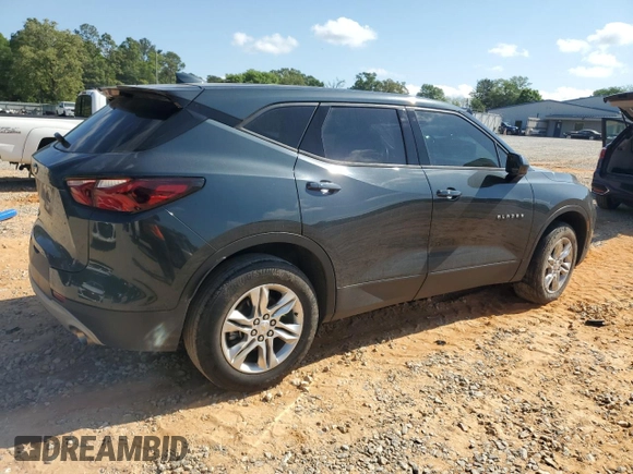 2020 Chevrolet Blazer LT with VIN 3GNKBCR46LS646593, listed as a Copart auction lot 53586385 with Not provided miles and Salvage title. Bid and sale history available at DreamBid. Image 3.
