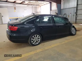 2012 Volkswagen Jetta Sedan SE w/Convenience with VIN 3VWDX7AJ4CM328744, listed as a Copart auction lot 49476365 with 0 mi miles and Salvage Title. Bid and sale history available at carsss.com. Image 3.