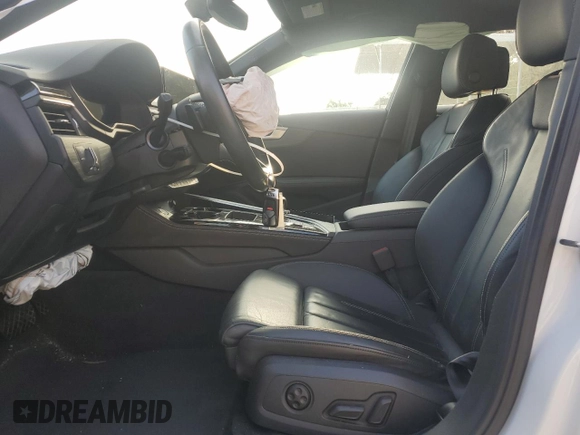 2023 Audi A4 S line Premium Plus with VIN WAUEAAF42PA020089, listed as a Copart auction lot 50093875 with 43,576 mi miles and Salvage Title. Bid and sale history available at DreamBid. Image 7.