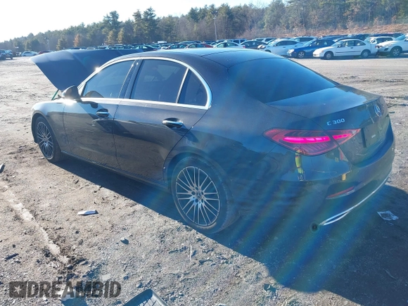 2023 Mercedes-Benz C 300 with VIN W1KAF4HB6PR074311, listed as a IAAI auction lot 41188282 with 18,225 mi miles and . Bid and sale history available at DreamBid. Image 3.